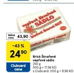 Tesco Brick vepřové sádlo škvařené nabídka
