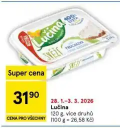 Tesco Lučina nabídka