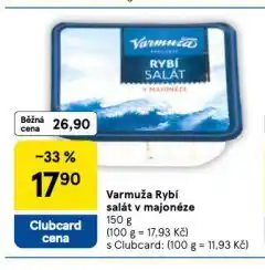 Tesco Varmuža rybí salát v majonéze nabídka