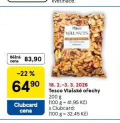 Tesco Vlašské ořechy nabídka