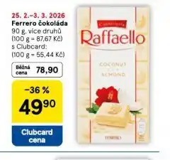 Tesco Ferrero čokoláda nabídka