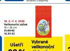 Tesco Velikonoční sáček nabídka