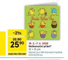 Tesco Velikonoční přání nabídka