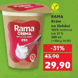 Kaufland RAMA Krém na šlehání nabídka