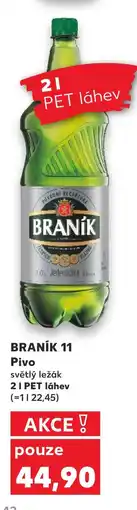 Kaufland BRANÍK 11 Pivo nabídka