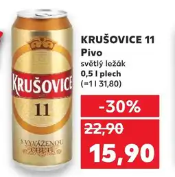 Kaufland KRUŠOVICE 11 Pivo nabídka