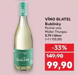 Kaufland VÍNO BLATEL Bublinky nabídka