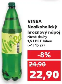 Kaufland VINEA Nealkoholický hroznový nápoj nabídka