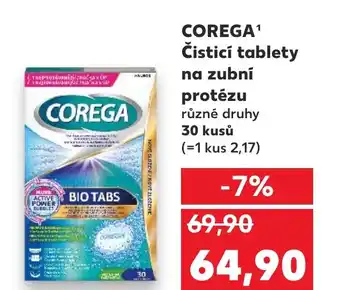 Kaufland COREGA Čisticí tablety na zubní protézu nabídka