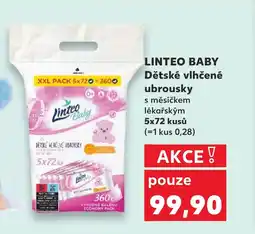 Kaufland LINTEO Baby Dětské vlhčené ubrousky nabídka