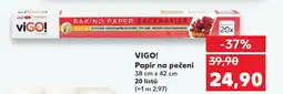 Kaufland VIGO! Papír na pečení nabídka