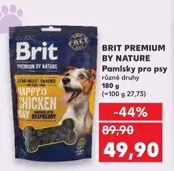 Kaufland BRIT Premium By Nature Pamlsky pro psy nabídka
