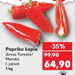 Kaufland Paprika kapie nabídka