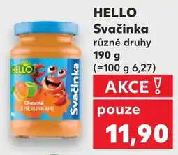 Kaufland HELLO Svačinka nabídka