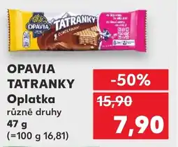 Kaufland OPAVIA Tatranky Oplatka nabídka
