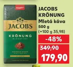 Kaufland JACOBS KRÖNUNG Mletá káva nabídka