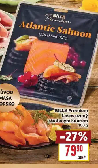 BILLA Premium Losos uzený studeným kouřem