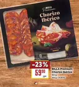 Billa BILLA Premium Chorizo Ibérico nabídka
