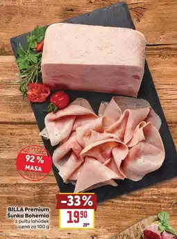Billa BILLA Premium Šunka Bohemia nabídka