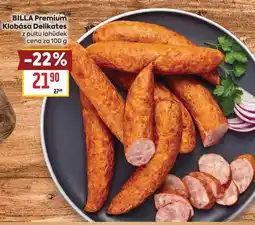 Billa BILLA Premium Klobása Delikates nabídka