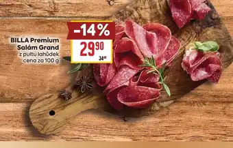 Billa BILLA Premium Salám Grand nabídka
