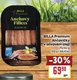 Billa BILLA Premium Ančovičky v olivovém oleji nabídka