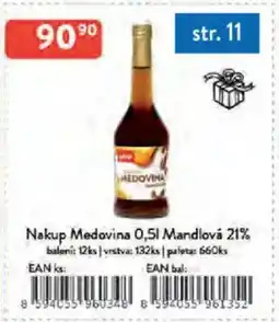 Qanto Nakup Medovina Mandlová 21% nabídka