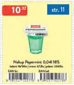 Qanto Nakup Pepermint 18% nabídka