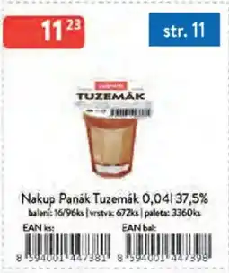 Qanto Nakup Panák Tuzemák 37,5% nabídka