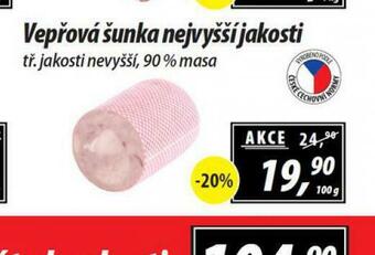 ZEMAN Vepřová šunka nejvyšší jakosti nabídka