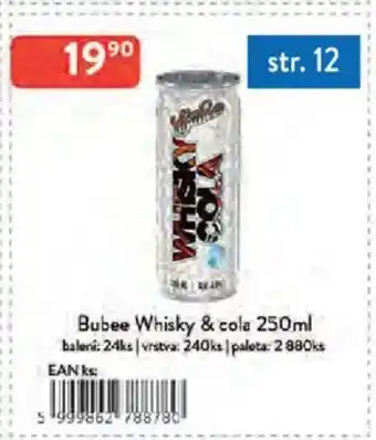 Qanto Bubee Whisky & cola nabídka