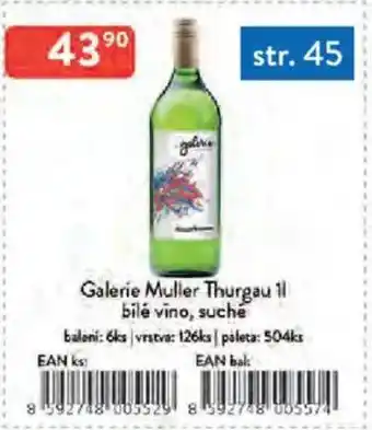Qanto Galerie Muller Thurgau nabídka