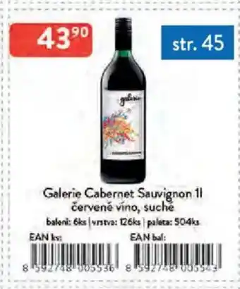 Qanto Galerie Cabernet Sauvignon nabídka