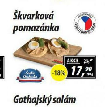 ZEMAN Škvarková pomazánka nabídka