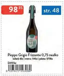 Qanto Pioppo Grigio Frizzante nealko nabídka