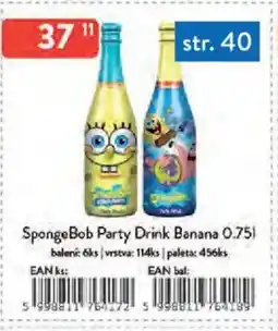 Qanto SpongeBob Party Drink Banana nabídka