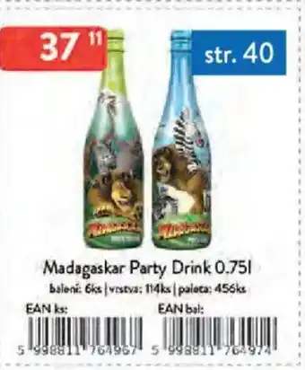Qanto Madagaskar Party Drink nabídka