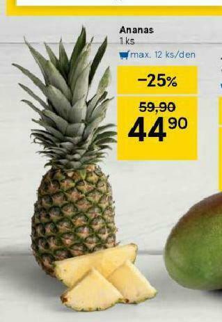 Tesco Ananas nabídka