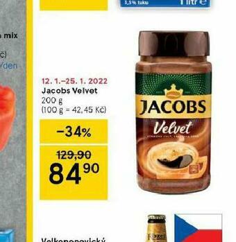 Tesco Jacobs velvet nabídka