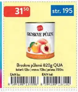 Qanto Broskve půlené nabídka