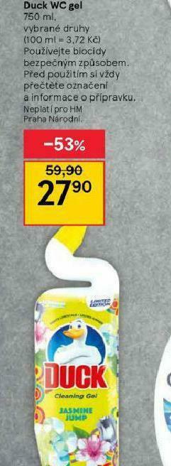 Tesco Duck wc gel nabídka