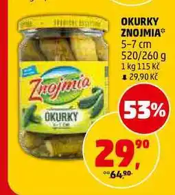 Penny Market OKURKY ZNOJMIA 5-7 cm nabídka