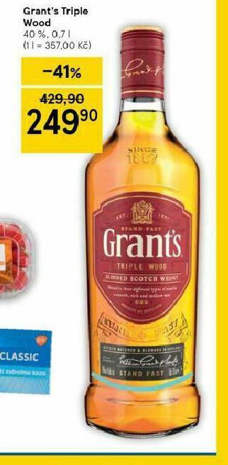 Tesco Grant´s triple wood nabídka