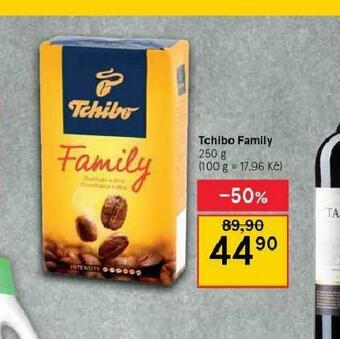 Tesco Tchibo family káva nabídka