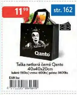 Qanto Taška netkaná černá Qanto nabídka