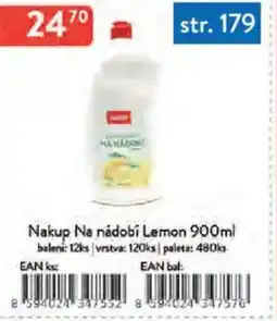 Qanto Nakup Na nádobí Lemon nabídka