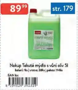 Qanto Nakup Tekuté mýdlo s vůní oliv nabídka