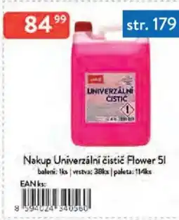 Qanto Nakup Univerzální čistič Flower nabídka