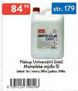 Qanto Nakup Univerzálni čistič Marseilské mýdlo nabídka