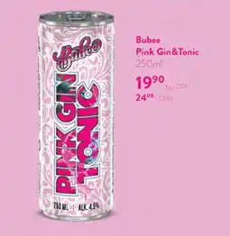 Qanto Bubee Pink Gin&Tonic nabídka